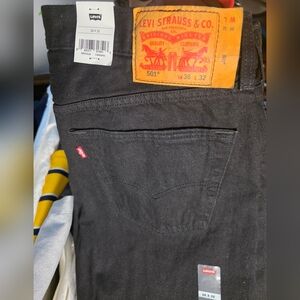 Levi's Charcoal Denim Pants Brand New 36×32